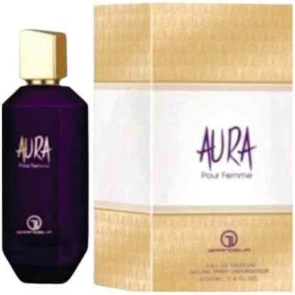 Aura Eau De Parfum for Women 100ml | Jasmine and Amber Fragrance| Aura Women Perfume Made in Dubai by Sapphire’s choice