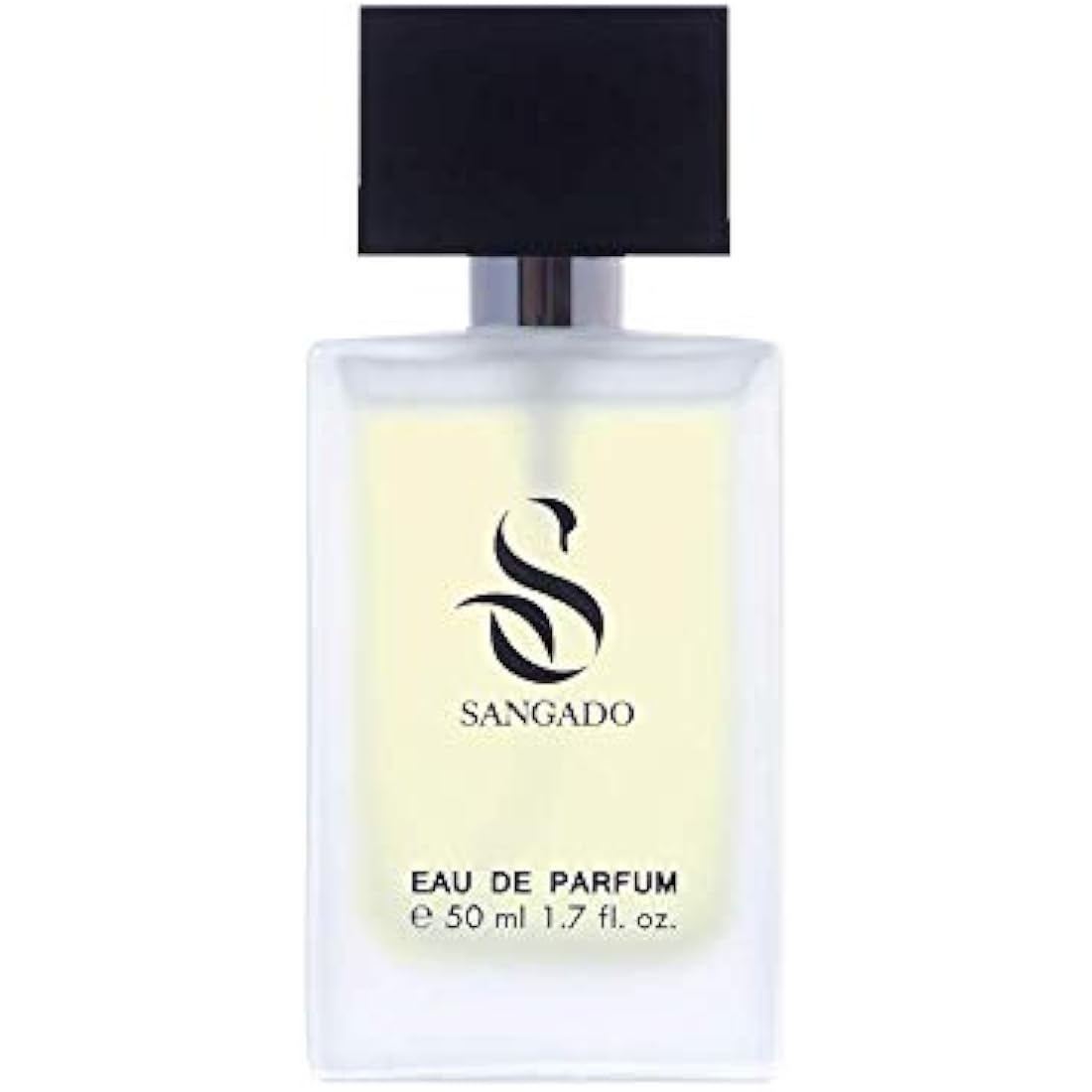 SANGADO The Man in Black Perfume for Men, 8-10 hours long-Lasting, Luxury smelling, Oriental Spicy, Fine French Essences, Extra-Concentrated (Eau de Parfum), Seductive for Men, 50 ml Spray