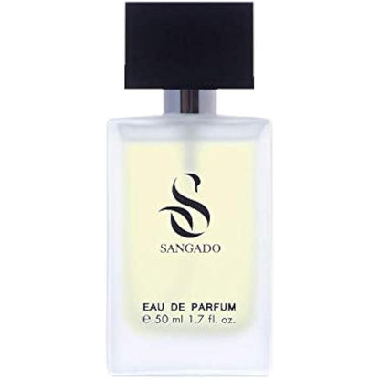 SANGADO The Man in Black Perfume for Men, 8-10 hours long-Lasting, Luxury smelling, Oriental Spicy, Fine French Essences, Extra-Concentrated (Eau de Parfum), Seductive for Men, 50 ml Spray