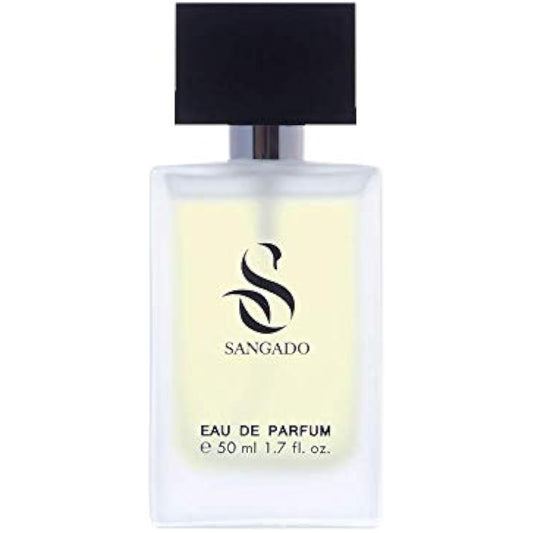 SANGADO The Man in Black Perfume for Men, 8-10 hours long-Lasting, Luxury smelling, Oriental Spicy, Fine French Essences, Extra-Concentrated (Eau de Parfum), Seductive for Men, 50 ml Spray