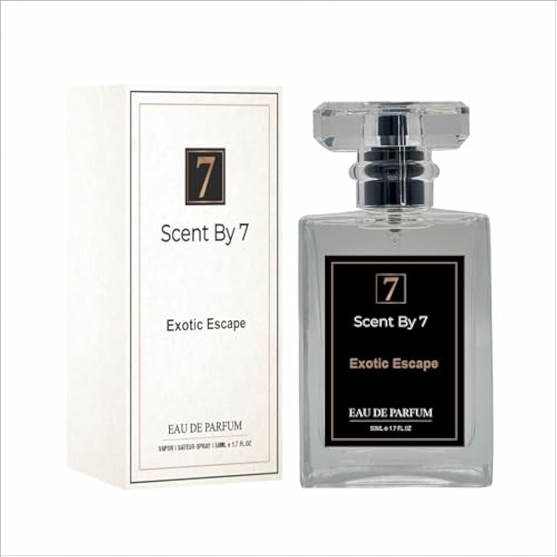 Exotic Escape Eau De Parfum Spray For Women -(A Muglr) Amber Woody Fragrance - Long-Lasting Luxury Perfume with Mandarin Orange, Moroccan Jasmine, White Amber (50ml)