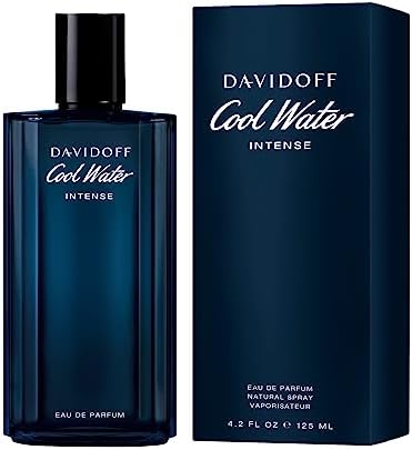 DAVIDOFF Cool Water Intense - Eau de Parfum for Him - Oriental Fragrance with Notes of Green Mandarin, Coconut Water and Amber Accord - High Longevity - 75ml