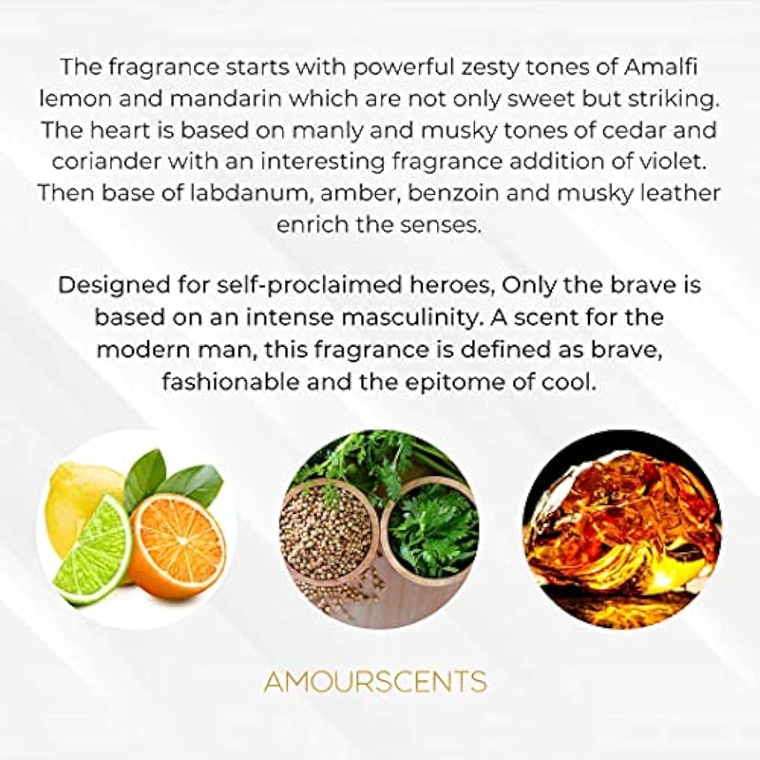 Only The Brave - Inspired Alternative Perfume, Extrait De Parfum, Fragrance For Men (100ml)