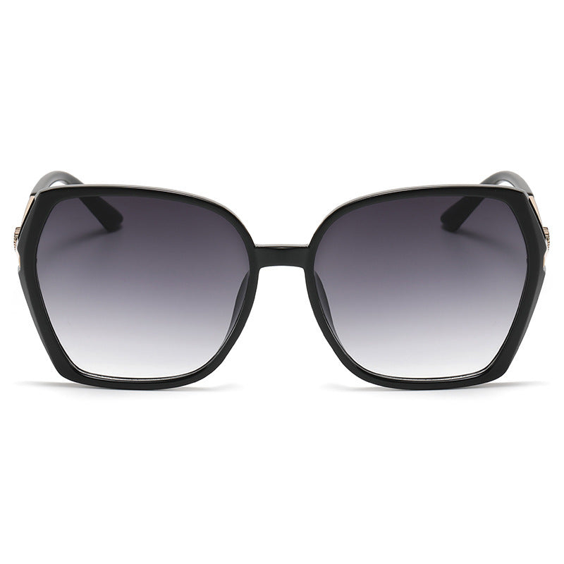 Women's European And American UV Resistant Large Frame Sunglasses