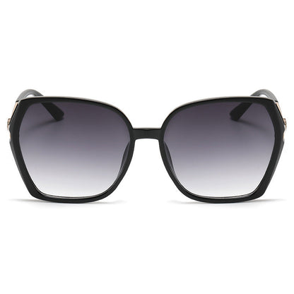 Women's European And American UV Resistant Large Frame Sunglasses