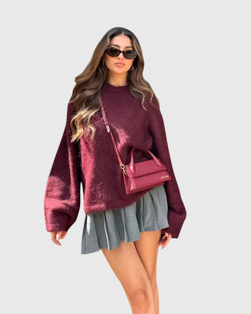 Adrianna | Stylish Fluffy Sweater