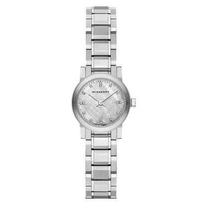 Burberry Ladies Watch The City Diamonds Steel 26mm BU9213