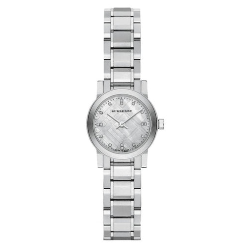Burberry Ladies Watch The City Diamonds Steel 26mm BU9213