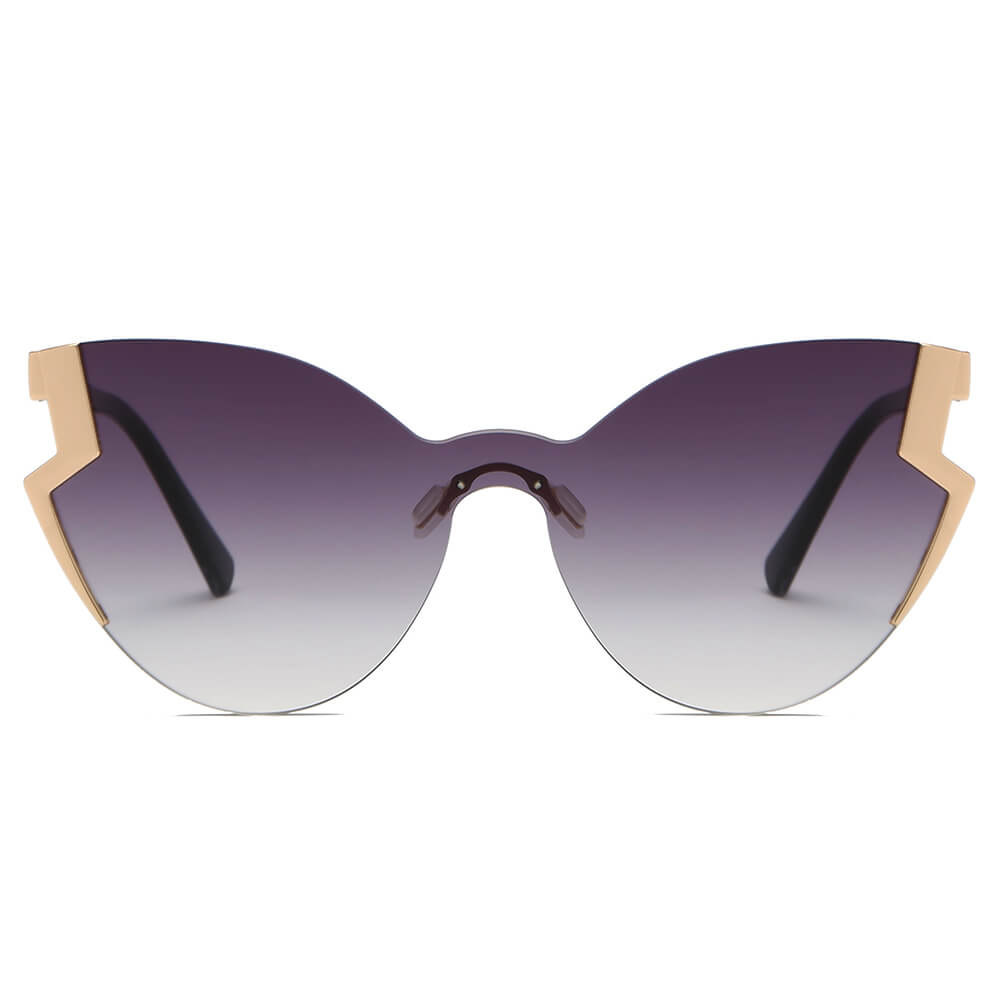 DECATUR | Women Fashion Oversize Cat Eye Sunglasses