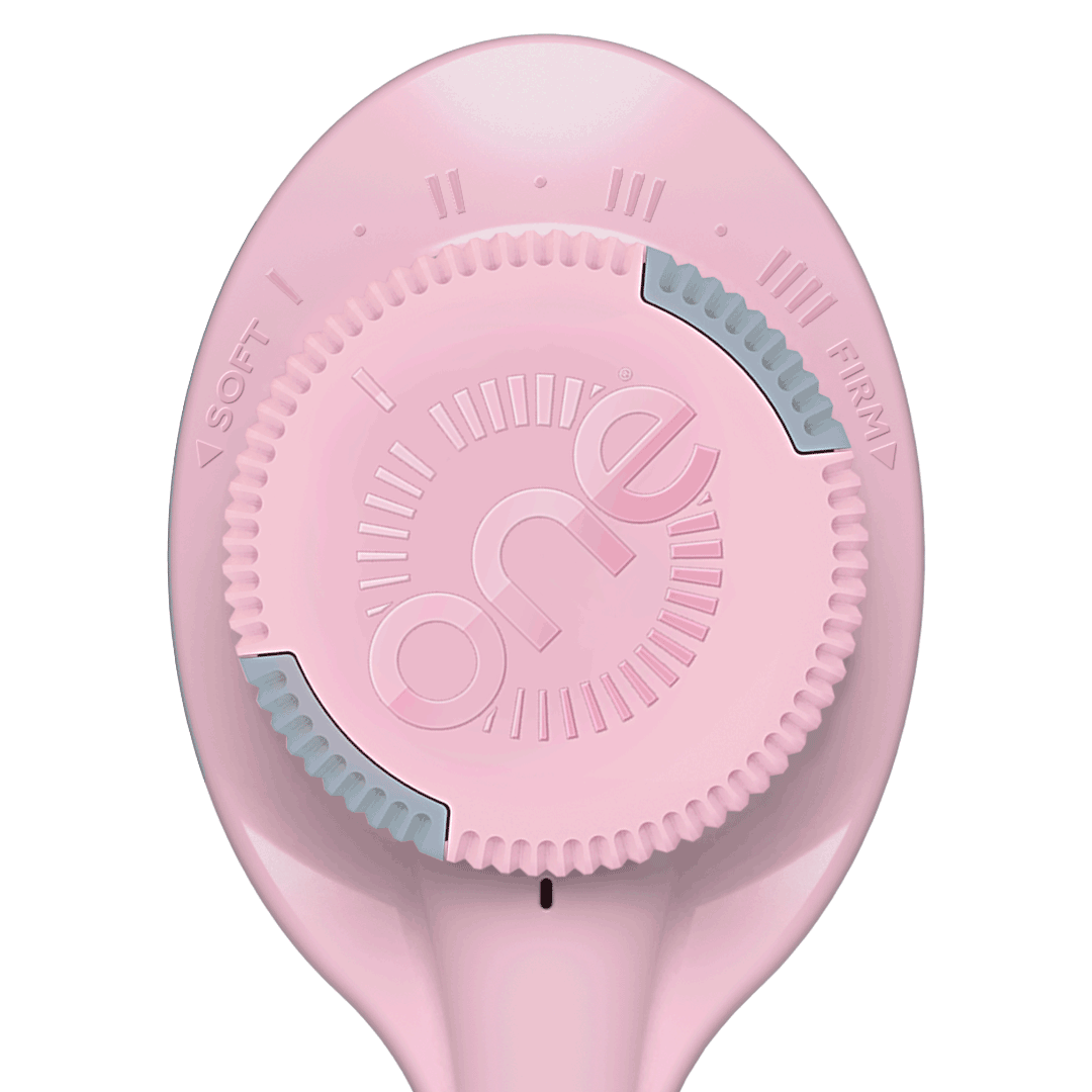 ONE Brush - Adjustable Bristle Hairbrush, Pink
