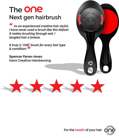 ONE Brush - The World's ONLY Adjustable Bristle Strength Hairbrush
