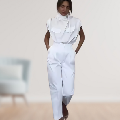 Jazlyn - Stylish Belted Jumpsuit