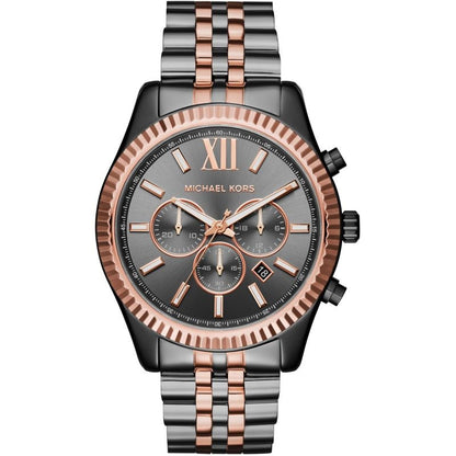 Michael Kors MK8561 Men's Lexington Chronograph Dark Two Tone  Watch
