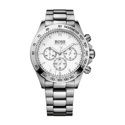 Hugo Boss Men's Watch Chronograph Ikon Silver HB1512962