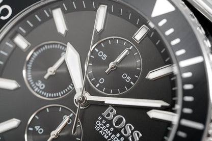 Hugo Boss Men's Watch Chronograph Ocean Edition Black HB1513701