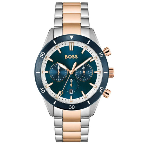 Hugo Boss Men's 1513937 Santiago Chronograph Two-Tone Watch