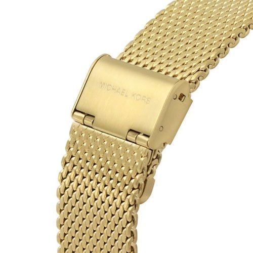 Michael Kors MK8867  Men's Brecken Gold/Black Mesh Chronograph Watch