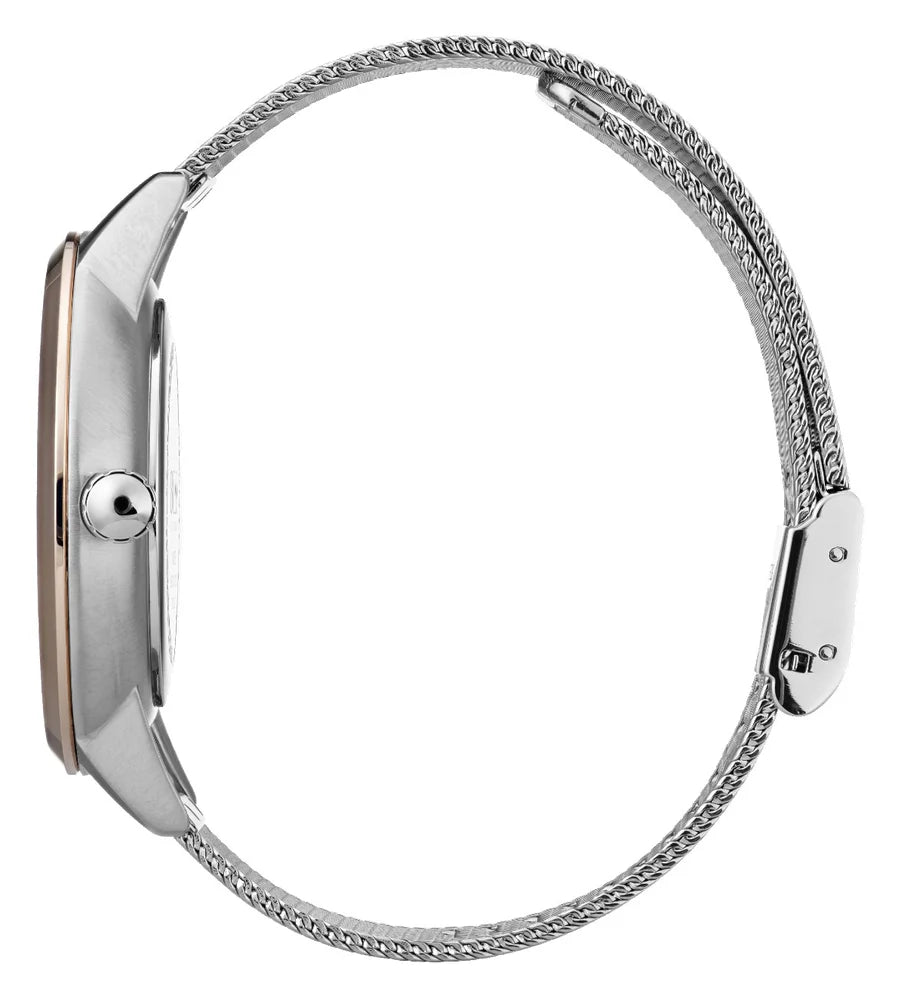 BOSS Black Symphony Day & Date Display Rose Gold Case Mesh Strap 1502423