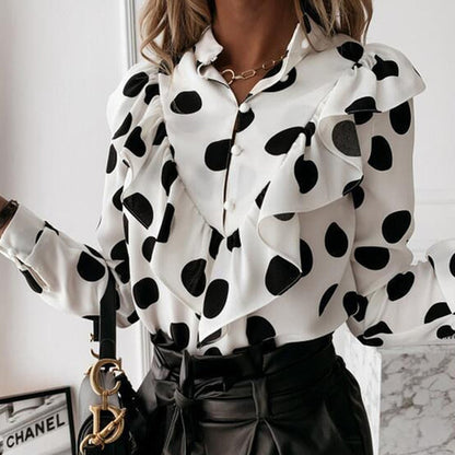 Rodessa - Blouse With Ruffles