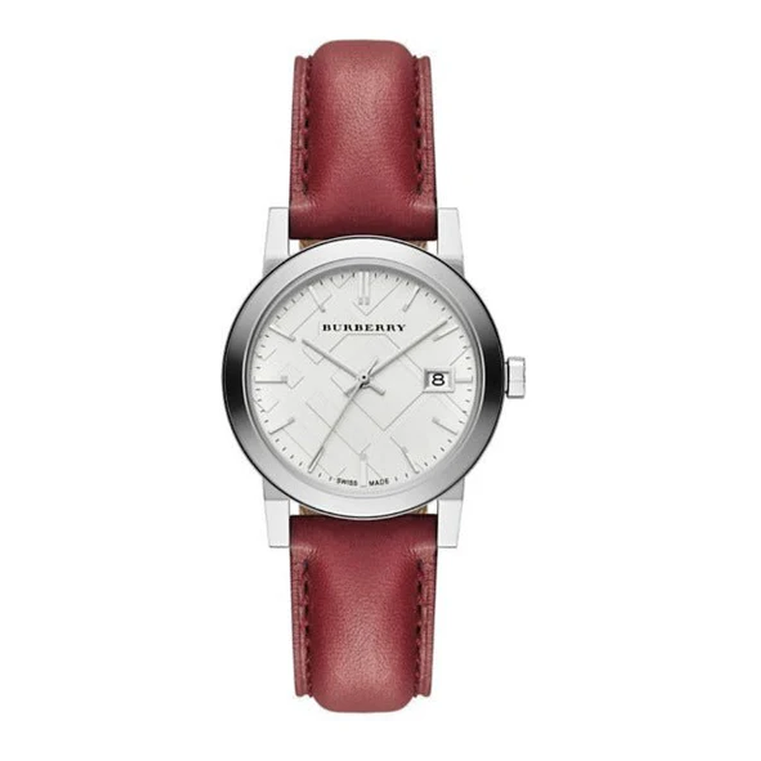 Burberry Ladies Watch The City 34mm Red BU9129
